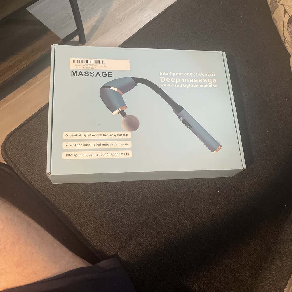 Massage Gun Deep Tissue with Extended Handle, Back Massager for Pain Relief Deep